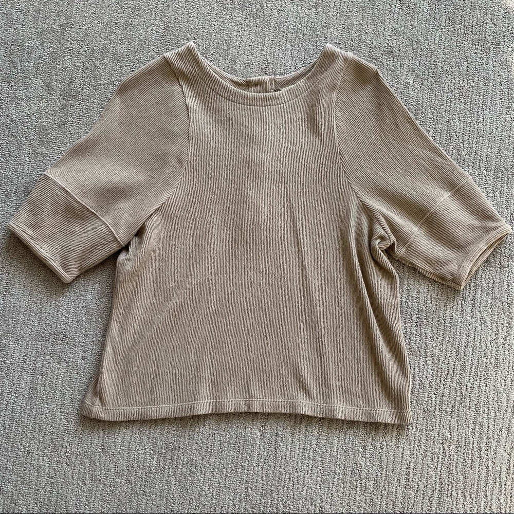 Madewell Tan Short Sleeve Tee